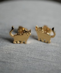 Port（ポート）の「【 Port / ポート 】 ねこシルエット ピアス（ピアス（両耳用））」