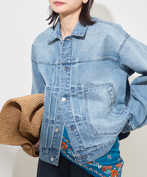 JOURNAL STANDARD（ジャーナルスタンダード）の「Denim Trucker jacket（デニムジャケット・レディース・ブルー系その他・FREE）」の7枚目の写真