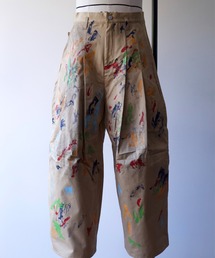 SHINYAKOZUKA | Hi, BAGGY WITH HAND PAINTING(チノパンツ)