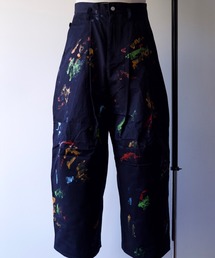 SHINYAKOZUKA | Hi, BAGGY WITH HAND PAINTING(チノパンツ)