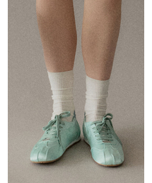 OMNIPOTENT（オムニポテント）の「omn Satin sneakers _Mint（スニーカー）」