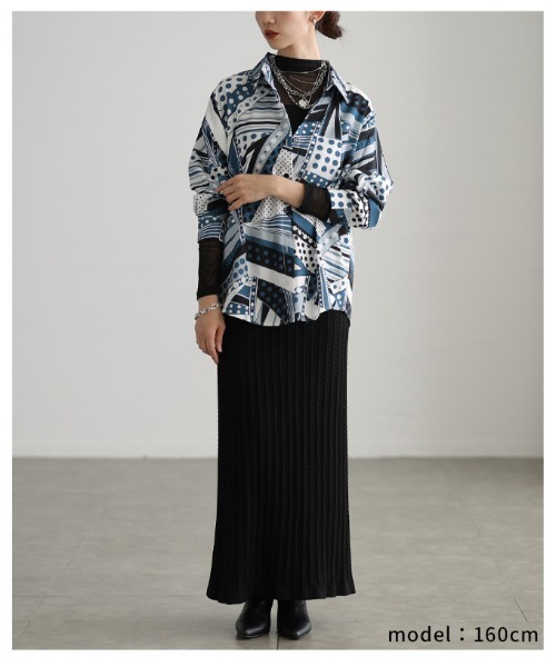 Sawa a la mode(サワアラモード)の「身頃裏起毛シアートップス(Tシャツ/カットソー・レディース・ホワイト/ブラウン/ブラック・FREE)」の15枚目の写真