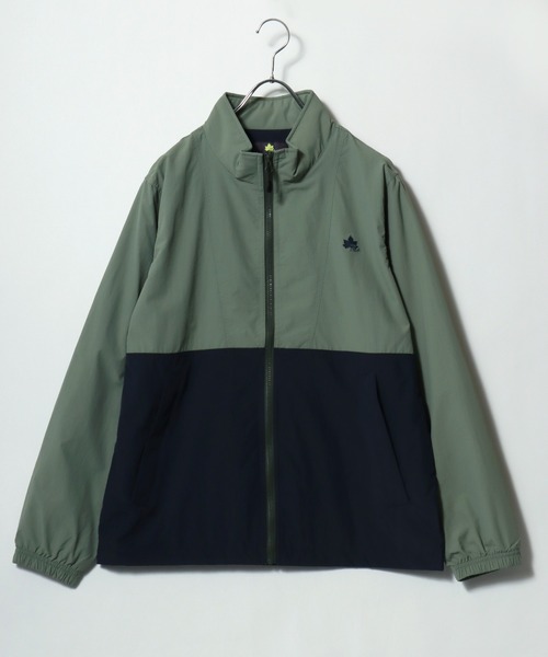 LOGOS(ロゴス)の「2026SS LOGOS/ロゴス 軽量/撥水/ストレッチ/裏メッシュ ナイロンスタンドブルゾン レディース メンズ(ナイロンジャケット・メンズ・ネイビー/ブラック/カーキ/グリーン・LL/L/M)」の9枚目の写真