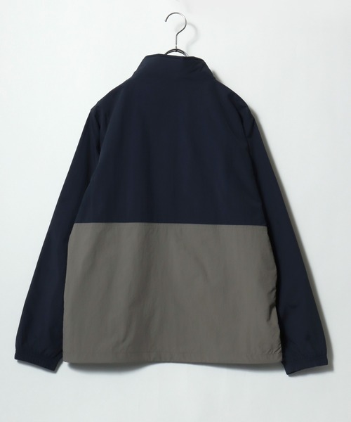 LOGOS(ロゴス)の「2026SS LOGOS/ロゴス 軽量/撥水/ストレッチ/裏メッシュ ナイロンスタンドブルゾン レディース メンズ(ナイロンジャケット・メンズ・ネイビー/ブラック/カーキ/グリーン・LL/L/M)」の12枚目の写真