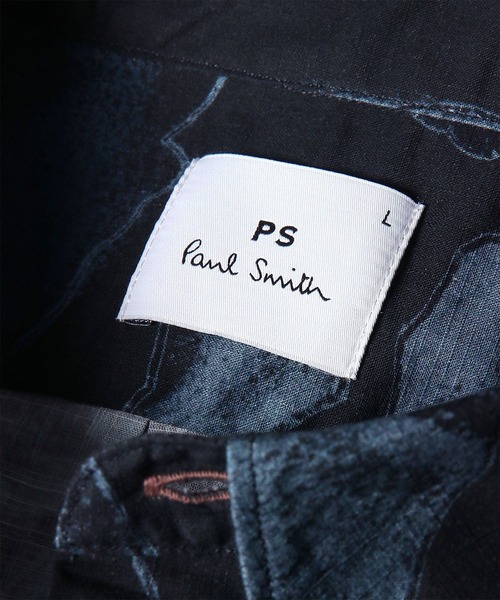 PS Paul Smith(ピーエスポールスミス)の「"Fotune Floral" カジュアルシャツ / 162302 765X(シャツ/ブラウス・メンズ・オフホワイト/ネイビー・SMALL/MEDIUM/LARGE/X-LARGE)」の5枚目の写真
