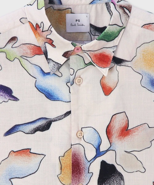 Paul Smith 総柄シャツ L Fotune Floral' カジュアルシャツ / 162302 765X（シャツ/ブラウス