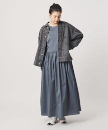 BEAUTY&YOUTH UNITED ARROWS | ポリエステル ギャザーフレアワンピース(ワンピース)