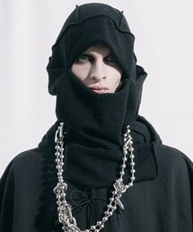 ASPARAGUS（アスパラガス）の「バラクラバ ブラック（ニットキャップ/ビーニー）」