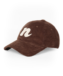 NOISE（ノイズ）の「Nロゴコーデュロイボールキャップ - ブラウン（キャップ）」