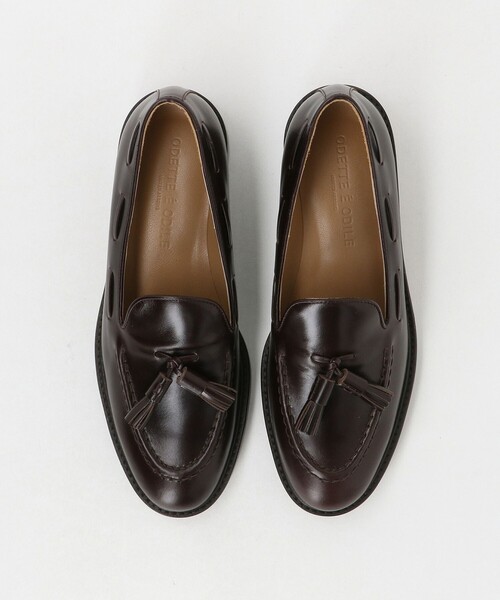 ODETTE E ODILE(オデットエオディール)の「タッセルローファー フラット30↓↑(ローファー・レディース・ダークブラウン/ブラック・22cm/24.5cm/24cm/23.5cm/23cm/22.5cm/25cm)」の2枚目の写真