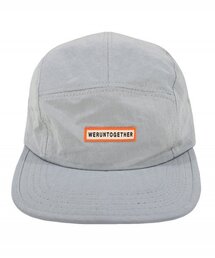 RUNDS（ランディエス）の「スローガンキャンプキャップ (グレー)（キャップ）」