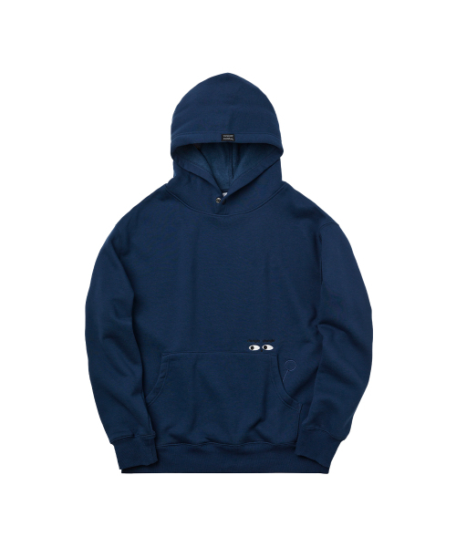DANGLEDROP(ダングルドロップ)の「ダングルダングルフードブルー(パーカー・メンズ・その他・M/L/XL)」の5枚目の写真