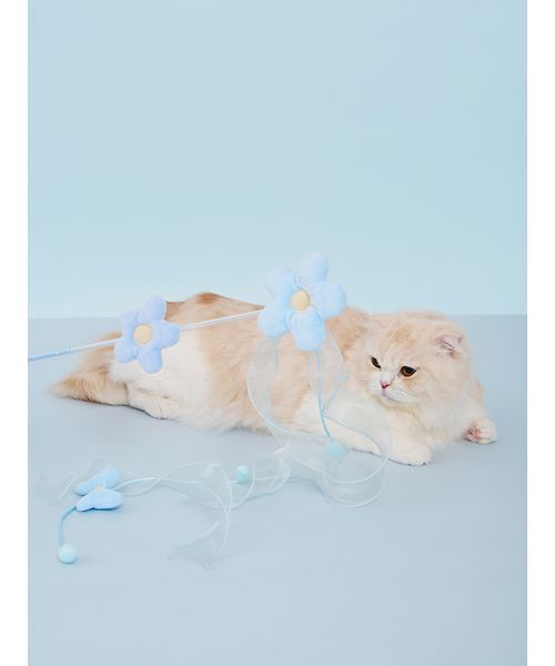 セール】【CAT&DOG】フラワーモチーフねこじゃらし（その他ペット