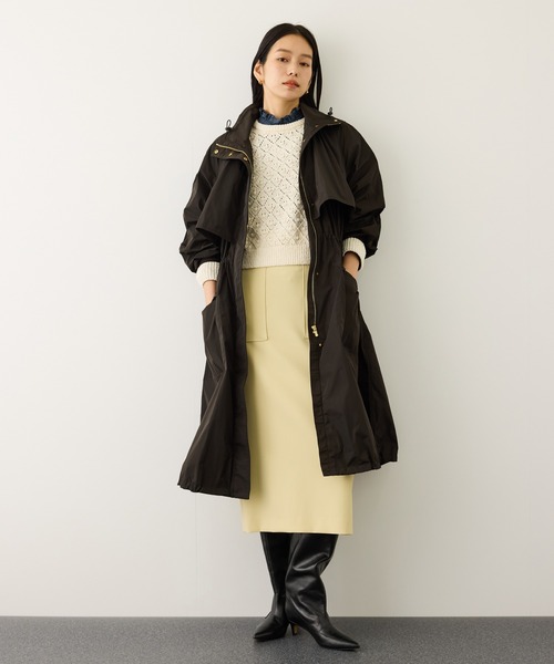 ROPE'（ロペ）の「ダイヤ柄ポップコーン編みニット/イージーケア（ニット/セーター・レディース・レッド/キナリ・FREE）」の16枚目の写真