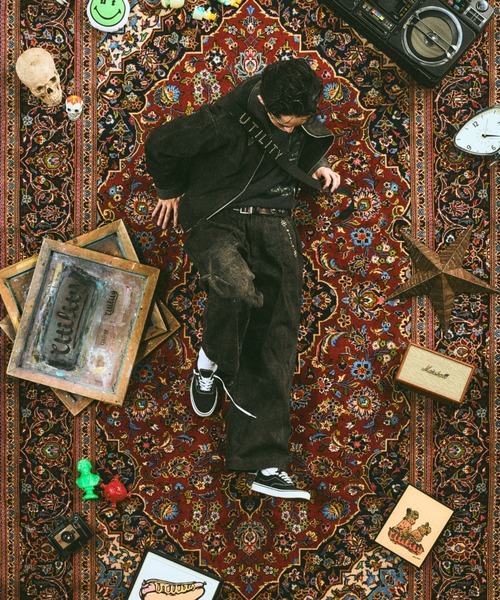 EFFECTEN(エフェクテン)の「【EFFECTEN】Studs work wide pants(その他パンツ・メンズ・ブラック・MEDIUM)」の10枚目の写真