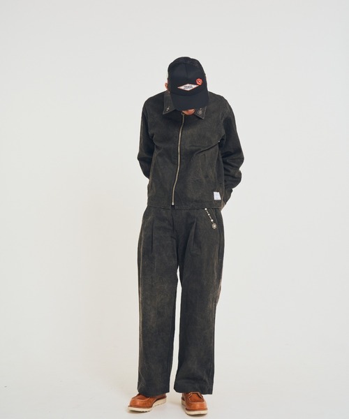 EFFECTEN(エフェクテン)の「【EFFECTEN】Studs work wide pants(その他パンツ・メンズ・ブラック・MEDIUM)」の11枚目の写真