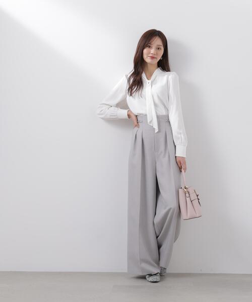 PROPORTION BODY DRESSING（プロポーションボディドレッシング）の「ビットハイウエストワイドパンツ / 1216130201（その他パンツ・レディース・ブラウン/ピンク/グレー・MEDIUM/P/S/SMALL）」の15枚目の写真