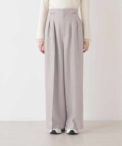 PROPORTION BODY DRESSING（プロポーションボディドレッシング）の「ビットハイウエストワイドパンツ / 1216130201（その他パンツ・レディース・ブラウン/ピンク/グレー・MEDIUM/P/S/SMALL）」の18枚目の写真