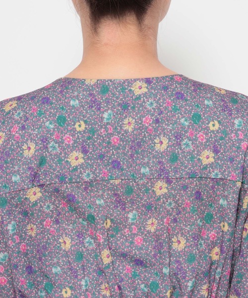 mysty woman（ミスティウーマン）の「ヴィンテージフラワーワンピース 652149（ワンピース・レディース・ブラック/アイボリー/パープル・FREE）」の10枚目の写真