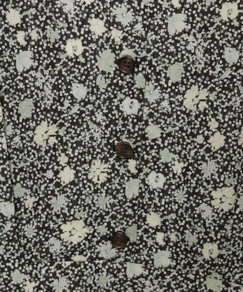 mysty woman（ミスティウーマン）の「ヴィンテージフラワーワンピース 652149（ワンピース・レディース・ブラック/アイボリー/パープル・FREE）」の13枚目の写真