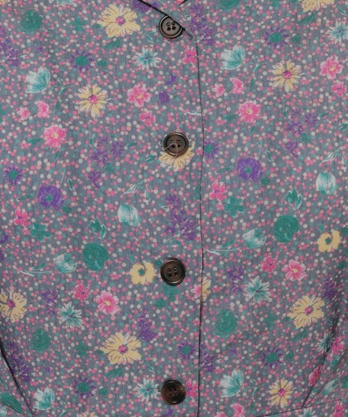 mysty woman（ミスティウーマン）の「ヴィンテージフラワーワンピース 652149（ワンピース・レディース・ブラック/アイボリー/パープル・FREE）」の14枚目の写真