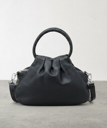【MILLELA FIRENZE】ギャザーレザーハンドバッグ