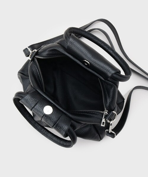 GALLEST(ギャレスト)の「【MILLELA FIRENZE】ギャザーレザーハンドバッグ(ハンドバッグ・レディース・オフホワイト/ブラック・00)」の7枚目の写真