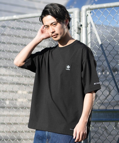 Columbia(コロンビア)の「columbia/コロンビア リラックスフィットラッシュユーティリティショートスリーブTシャツ ムラサキ限定 PM0917(Tシャツ/カットソー・メンズ・ライトブラウン/グレー×ホワイト/ブラック×ホワイト/ホワイト×ブラック・XL/L/M/S)」の11枚目の写真