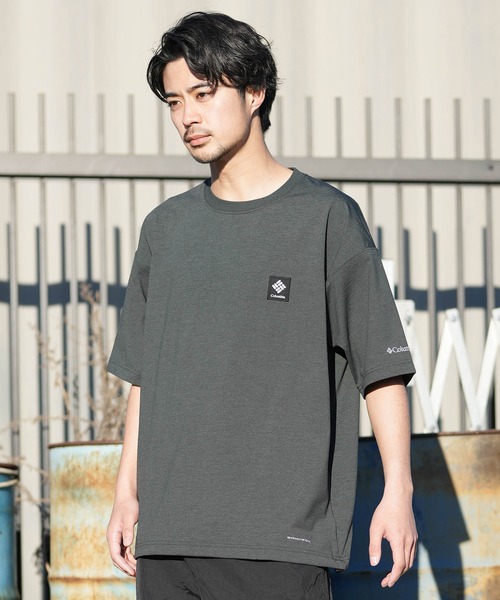 Columbia(コロンビア)の「columbia/コロンビア リラックスフィットラッシュユーティリティショートスリーブTシャツ ムラサキ限定 PM0917(Tシャツ/カットソー・メンズ・ライトブラウン/グレー×ホワイト/ブラック×ホワイト/ホワイト×ブラック・XL/L/M/S)」の18枚目の写真