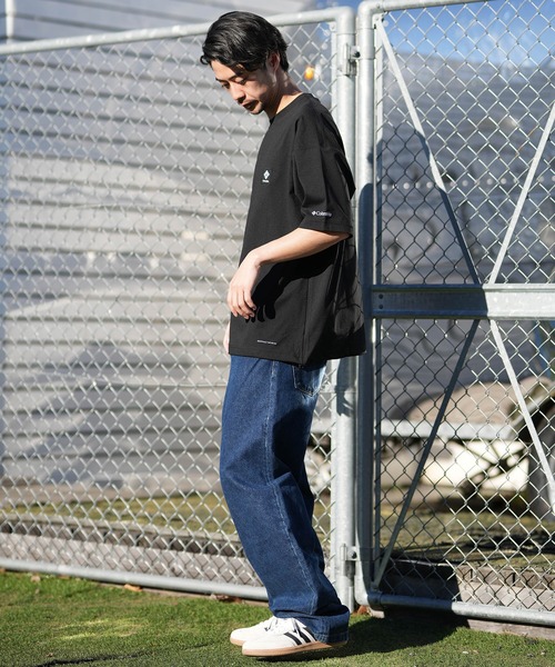 Columbia(コロンビア)の「columbia/コロンビア リラックスフィットラッシュユーティリティショートスリーブTシャツ ムラサキ限定 PM0917(Tシャツ/カットソー・メンズ・ライトブラウン/グレー×ホワイト/ブラック×ホワイト/ホワイト×ブラック・XL/L/M/S)」の14枚目の写真