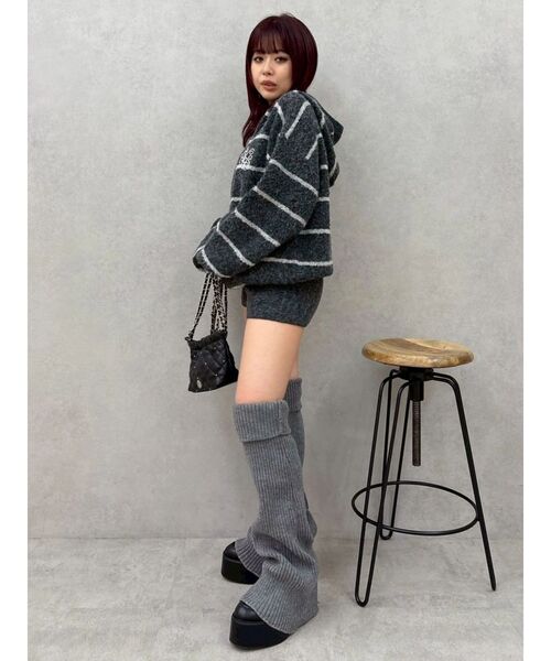 EVRIS(エヴリス)の「コンパクトニットショートパンツ【セットアップ着用可能】(その他パンツ・レディース・ブラウン/ブラック/ピンク・FREE)」の16枚目の写真