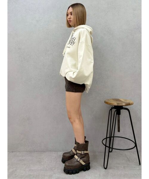 EVRIS(エヴリス)の「コンパクトニットショートパンツ【セットアップ着用可能】(その他パンツ・レディース・ブラウン/ブラック/ピンク・FREE)」の22枚目の写真