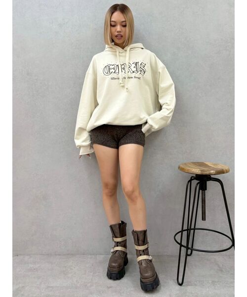 EVRIS(エヴリス)の「コンパクトニットショートパンツ【セットアップ着用可能】(その他パンツ・レディース・ブラウン/ピンク/ブラック・FREE)」の7枚目の写真