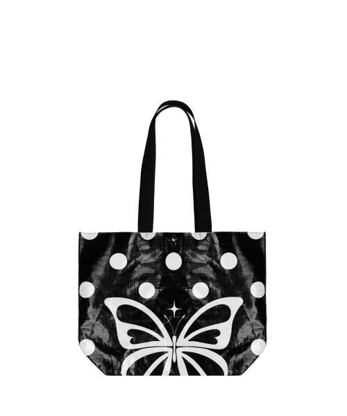 NICK&NICOLE(ニックアンドニコール)の「SIGNATURE BUTTERFLY REUSABLE BAG_DOT BLACK(ショルダーバッグ・レディース・その他・FREE)」の1枚目の写真