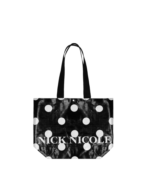 NICK&NICOLE(ニックアンドニコール)の「SIGNATURE BUTTERFLY REUSABLE BAG_DOT BLACK(ショルダーバッグ・レディース・その他・FREE)」の2枚目の写真
