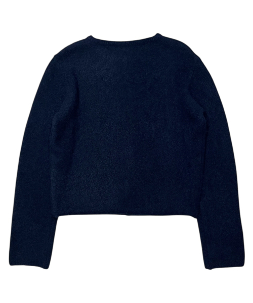 BORN SLIPPY(ボーンスリッピー)の「Soft Wool No-Heart Zip Cardigan (Navy)(カーディガン/ボレロ・レディース・その他・FREE)」の4枚目の写真