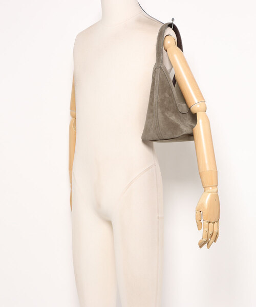 CHRISTIAN VILLA(クリスチャンヴィラ)の「【CHRISTIAN VILLA】スエードミニキューブバッグ(Q66436)(ハンドバッグ・レディース・グレイッシュベージュ・ALL)」の6枚目の写真