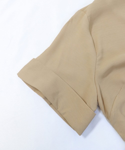 OSYAREVO（オシャレボ）の「ワンピース ラップスカート キレイめ 半袖（ワンピース・レディース・ベージュ・XXXXX-LARGE）」の6枚目の写真