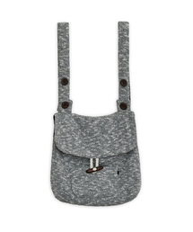 HUG YOUR SKIN（ハグユアスキン）の「ニットダッフルボタンバックパック（グレー）（バックパック/リュック）」