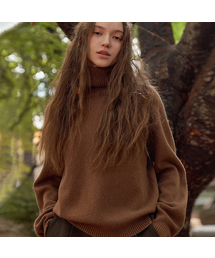 Waffle Turtleneck Knitwear (6colors)