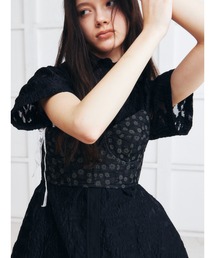 IRENENNE | フローラルジャカードブラトップ / Floral Jacquard Bra Top(その他トップス)
