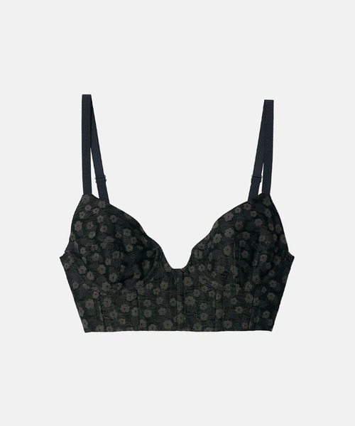 IRENENNE（アイレネ）の「フローラルジャカードブラトップ / Floral Jacquard Bra Top（その他トップス・レディース・ブラック・36）」の6枚目の写真