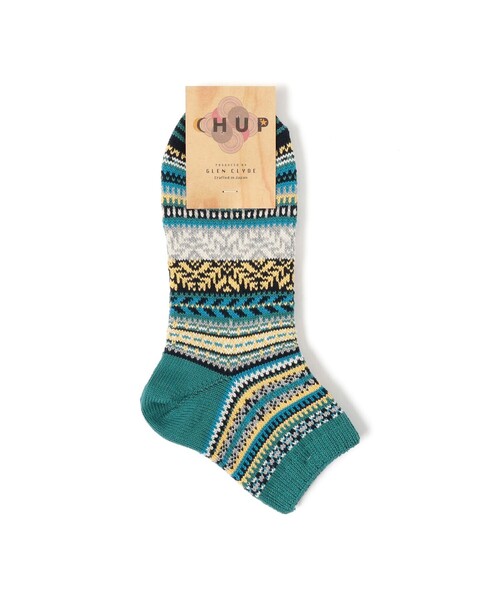 BEAMS(ビームス)の「CHUP / HELGEN(ソックス/靴下・メンズ・グリーン系その他2/ネイビー・ONE SIZE)」の1枚目の写真