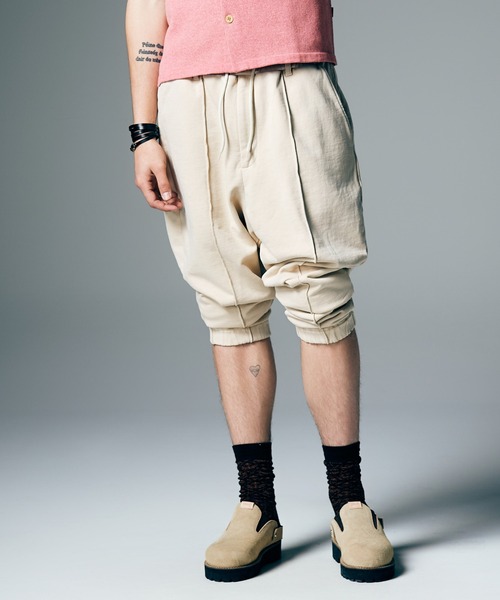 glamb（グラム）の「Fade Sweat Jogger Slacks / フェイドスウェットジョガースラックス（スウェットパンツ・メンズ・ブラック/ワイン/ホワイト・S/M/L）」の11枚目の写真