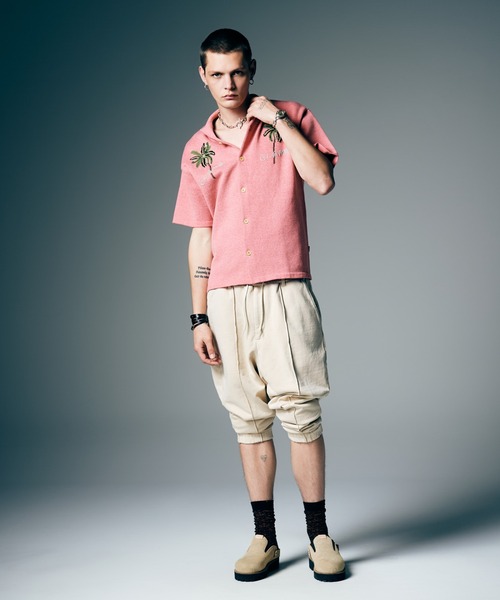 glamb（グラム）の「Fade Sweat Jogger Slacks / フェイドスウェットジョガースラックス（スウェットパンツ・メンズ・ブラック/ワイン/ホワイト・S/M/L）」の20枚目の写真