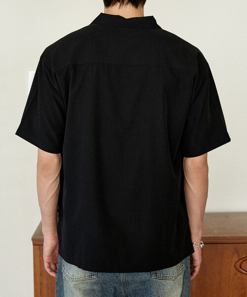 U.S. POLO ASSN.（ユーエスポロアッスン）の「U.S. POLO ASSN.U.S. POLO ASSN. × PUBLUX/ユーエスポロアッスン 別注　ワンポイント オープンカラーシャツ　限定展開（シャツ/ブラウス・メンズ・グレー/チャコールグレー/ブラック/サックスブルー・S/M/L）」の15枚目の写真