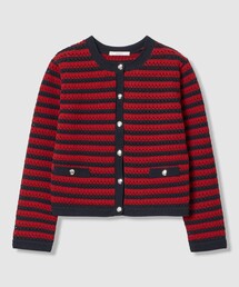 ANAYI | アイレットボーダー カーディガン(カーディガン/ボレロ)