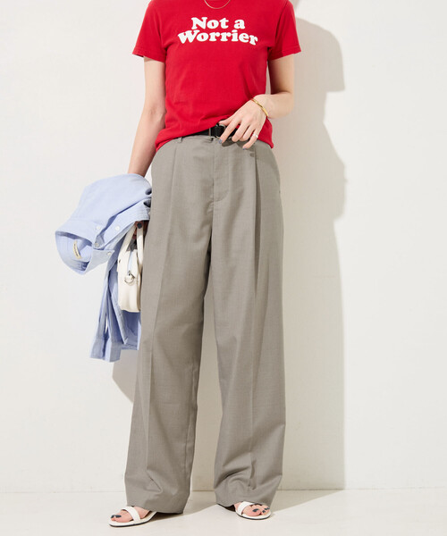 セール】限定展開 TR 2タック ストレートパンツ (セットアップ対応