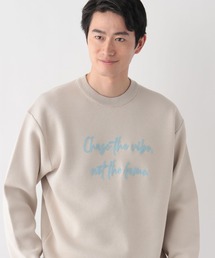 GLOBAL WORK（グローバルワーク）の「スウェットライクオテラクニット/ロゴ/601295（ニット/セーター）」