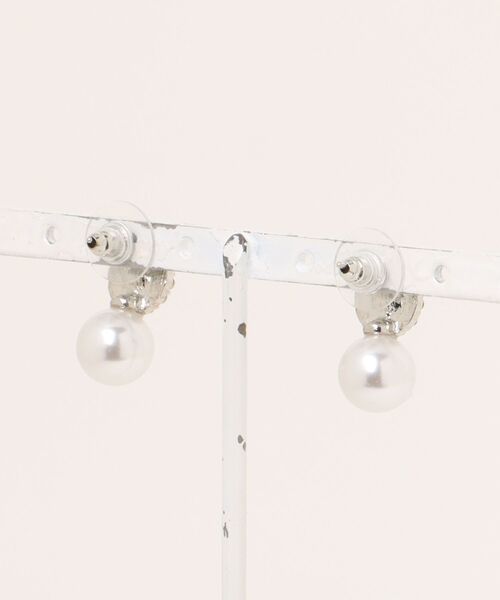 Burner(バーナー)の「【Sonu jewelry(ソヌジュエリー)】パールドロップピアス son-pierce-50-5【RBTS】(リング・レディース・シルバー系その他2・FREE)」の2枚目の写真